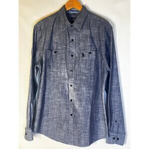 U.S. Polo Assn. Slim Fit Men's Dress Shirt size M Pre-Owned in good condition